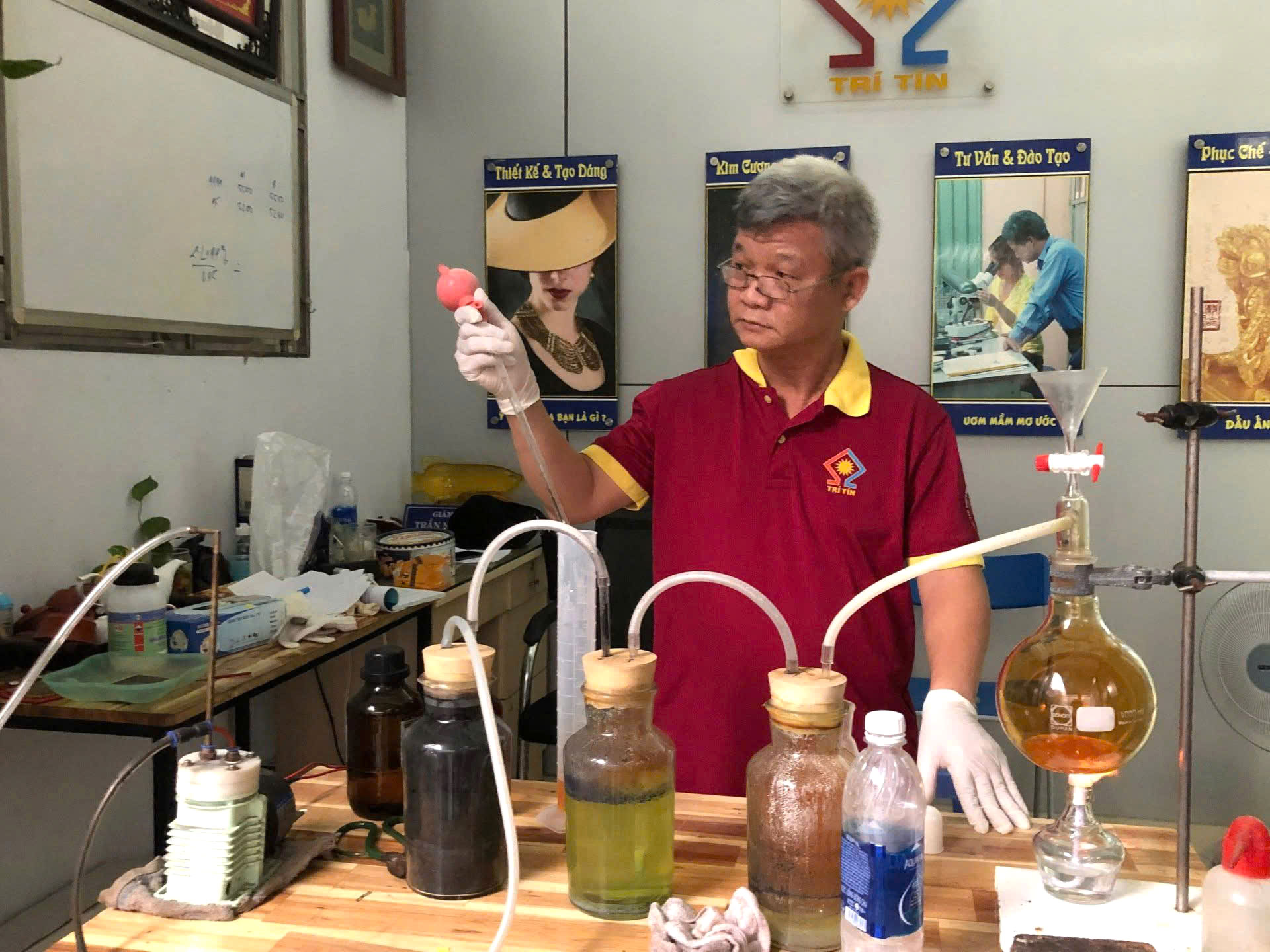 kỹ thuật phân kim thu hồi vàng 9999 