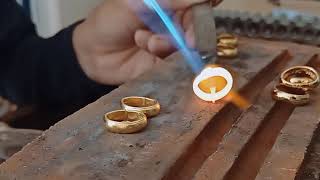 kỹ thuật làm nhẫn (khâu) vàng 24k